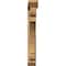Ekena Millwork Olympic Slat Rough Sawn Bracket w/ Offset Brace, Western Red Cedar, 6"W x 36"D x 44"H BKT0604X36X44OLY06RWR - alternate 3